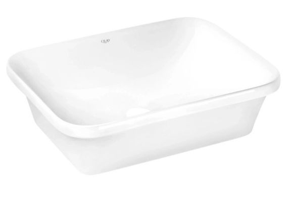 Комплект Qtap Scorpio: Раковина врізна прямокутна 510х390х145 мм White + Донний клапан PU02 (QT1411K490WN47290) | Зображення 5