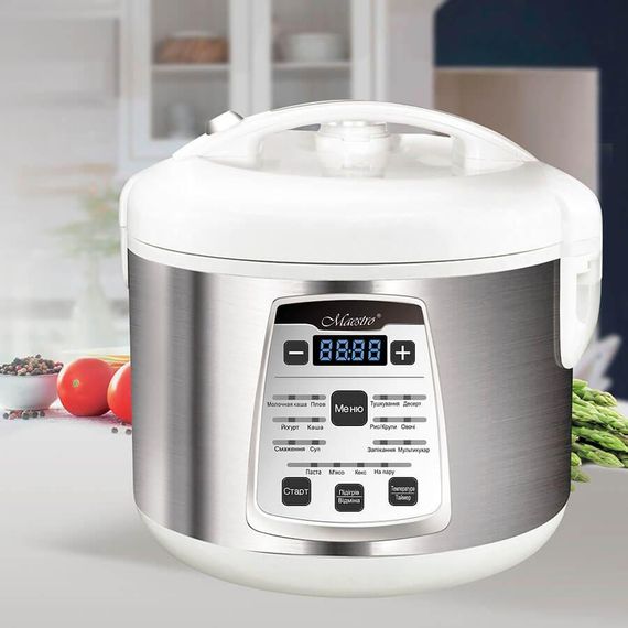 Мультиварка Maestro MR-792, 5 л, 700 Вт, 17 програм, антипригарна чаша | Зображення 1