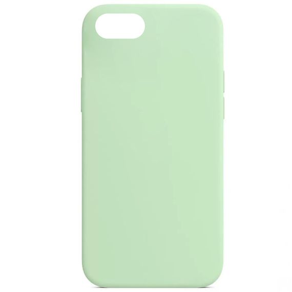 Чехол Silicone Case Full Protective (AA) NO LOGO для Apple iPhone SE (2020) Зеленый / Pistachio