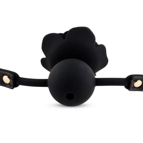 Кляп - Black Rose Ball Gag | Зображення 5