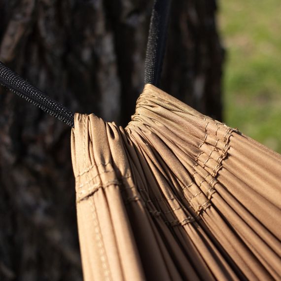 Гамак Tribe Hammock туристичний підвісний coyote, Компактний гамак трайб для походу, Гамак для відпочинку на природі | Зображення 4