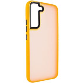 Чохол TPU+PC Lyon Frosted для Samsung Galaxy S21 FE Orange