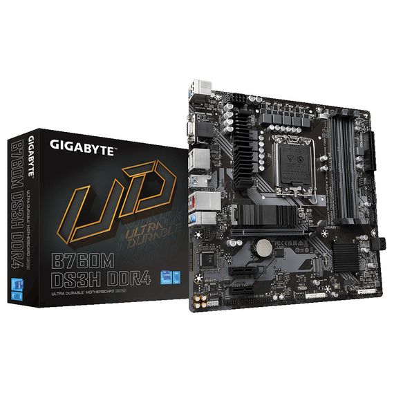 Материнская плата GIGABYTE B760M DS3H DDR4 | Зображення 1