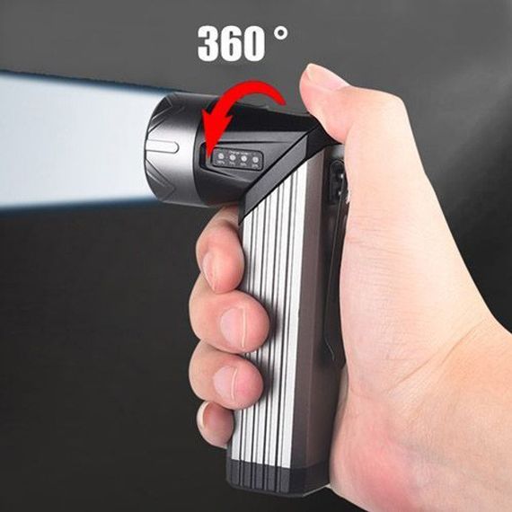 Ліхтар кишеньковий поворотний Police 508-OSL+COB, вбудованим акумулятором, магнітом та 7 режимами | Зображення 4