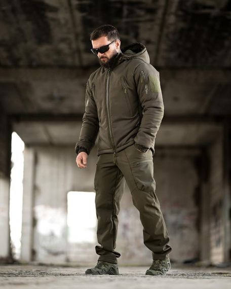 Зимовий тактичний костюм Softshell комплект військовий теплий одяг для зими тактичний одяг для полювання | Зображення 3