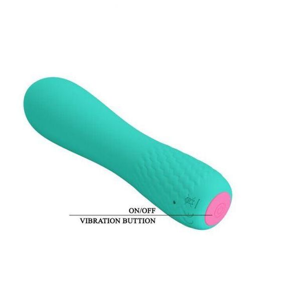 Міні вібратор Pretty Love ELFIN USB, Mint | Зображення 2