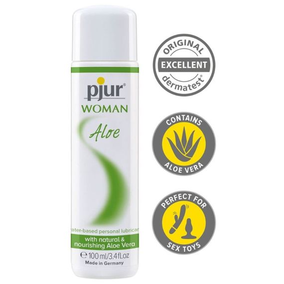 Лубрикант з екстрактом алое Pjur Woman Aloe, 100 мл Sex Aura | Зображення 1