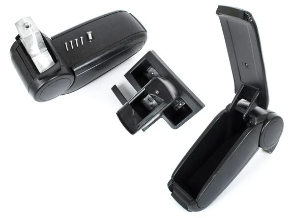 Peugeot 307 01-11 подлокотник черный экокожа, ткань + монтажный комплект Пежо | Зображення 2