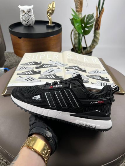 Чоловічі кросівки Climacool Black White  весна / літо / осінь A4068 46 29.5-30 см | Зображення 3
