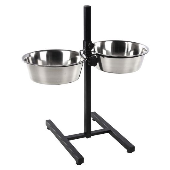 Flamingo Otis+ H-Stand миски для собак на штативі, 2 шт х 3.95 л