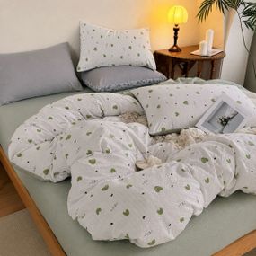 Постільна білизна полуторна з мусліну Colorful Home Print 7 21829 150х210 см