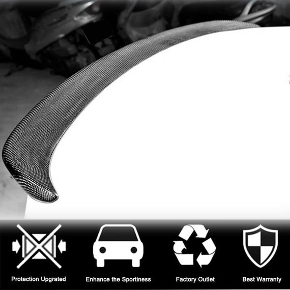 Спойлер AC-Style V1 (для SD, Карбон) для BMW 5 серія E-60/61 2003-2010 рр | Зображення 1