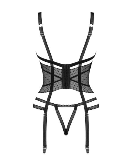 Корсет з відкритими чашками Lanelia corset Чорний XS/S | Зображення 5