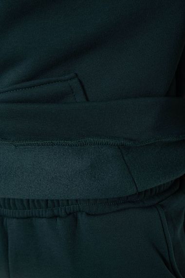 Спортивный костюм мужской на флисе, цвет зеленый, 238R029 | Зображення 5