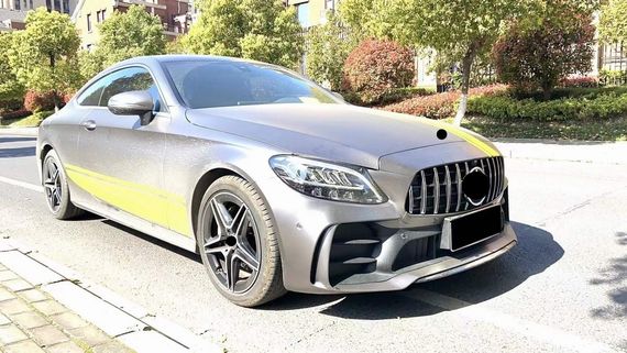 Комплект обвісів з дифузором для Coupe (дизайн Black Mamba C63GT) для Mercedes C-сlass W205 2014-2021 рр | Зображення 1