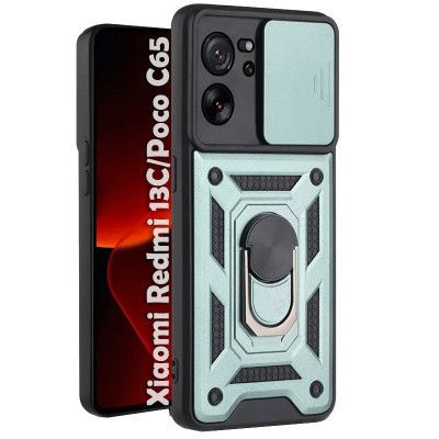 Чехол для мобильного телефона BeCover Military Xiaomi Redmi 13C / Poco C65 Dark Green (710563)