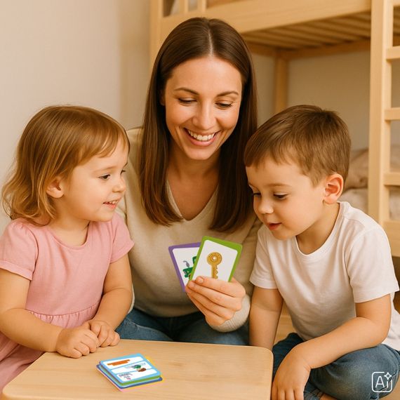 Настольная карточная игра для детей "Викторина: Угадай предмет!" 301245 | Зображення 3