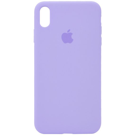 Чохол Silicone Case Full Protective (AA) для Apple iPhone XS Max (6.5") Бузковий / Dasheen