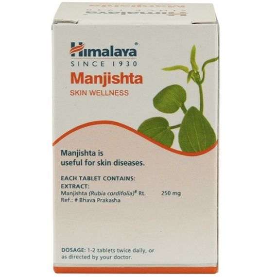Комплекс для профілактики тиску та кровообігу Himalaya Manjishta 60 Tabs | Зображення 1