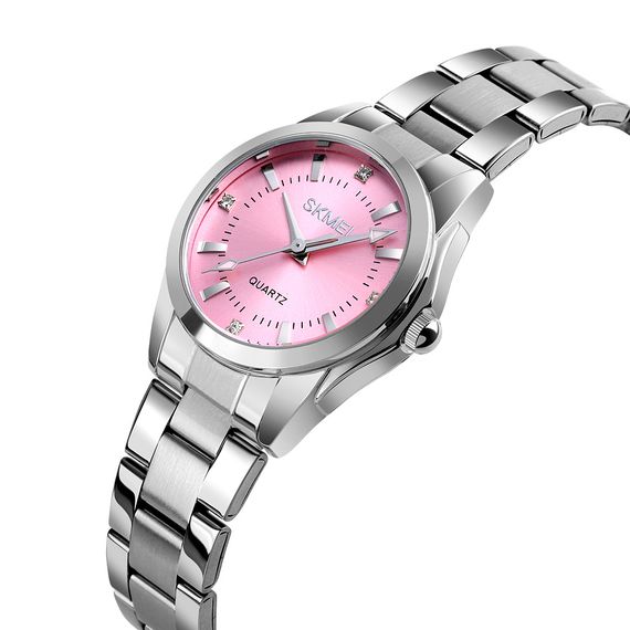 Жіночий годинник Skmei 1620SIPK Silver-Pink | Зображення 1