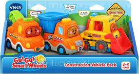 Набор гоночных машинок VTech Go! Go! Smart Wheels Construction Vehicle Pack Оригинал