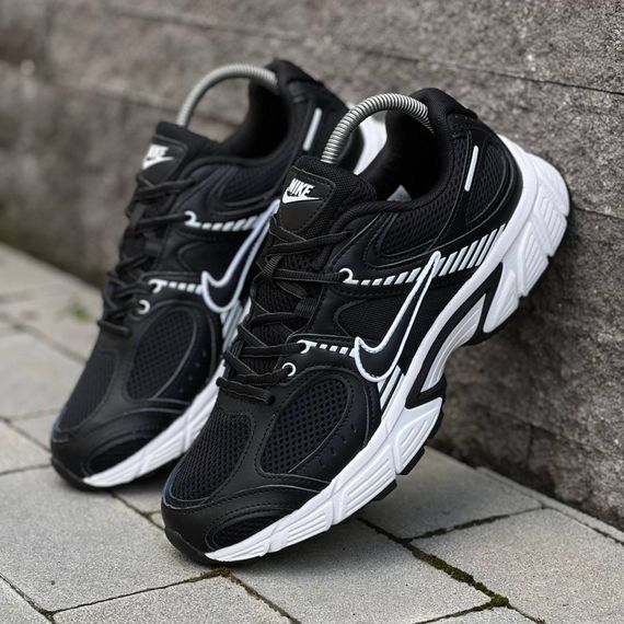 Демісезонні кросівки Nike текстиль/шкіра колір чорний, білий | Зображення 2