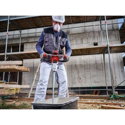Миксер строительный Einhell TP-MX 18-2 Li BL - Solo, PXC, 18В, 450/720об/мин, М14, 60Нм (без АКБ и ЗУ) | Зображення 6