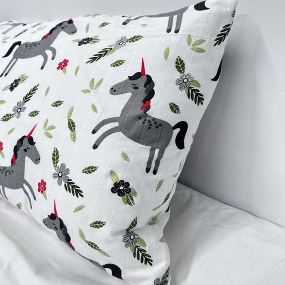 Комплект постільної білизни SoundSleep Unicorn муслін підлітковий 145х210 см (94099737) | Зображення 5