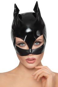 Маска кішки Black Level Vinyl Cat Mask 2870118 Чорна One Size