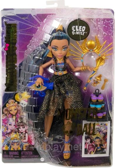 Кукла Монстр Хай Клео де Нил с аксессуарами Оригинал Mattel Monster High Cleo De Nile Клеопатра | Зображення 1