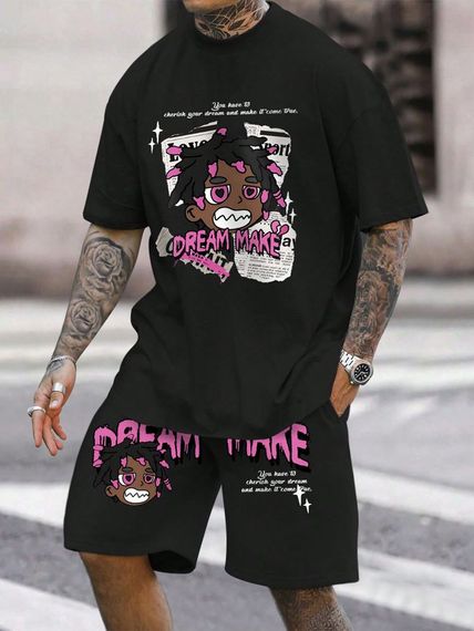 Комплект футболка та шорти ДТФ