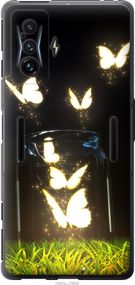 Чехол на Xiaomi Poco F4 GT Бабочки "2983u-2958-17620"