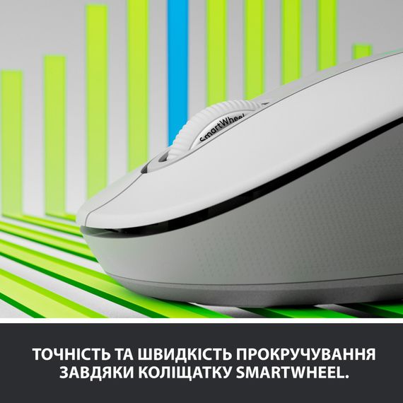 Мишка Logitech Signature M650 L Wireless LEFT Off-White (910-006240) | Зображення 1