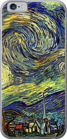 Чехол на iPhone 6 Винсент Ван Гог. Звёздная ночь "163u-45-17620"