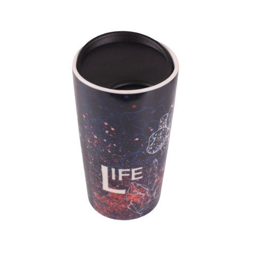 Чашка Travel Life 360мл з кришкою (подарункова уп) HTK-051 LIMITED EDITION | Зображення 1