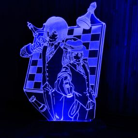 Акриловый светильник-ночник Великий из Бродячих Псов 2 синий tty-n000954