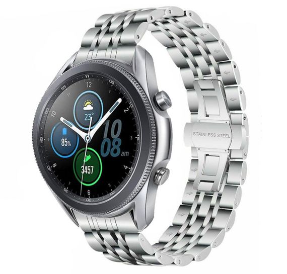 Металлический ремешок Primo Steel Link для часов Samsung Galaxy Watch 3 45mm (SM-R840) - Silver