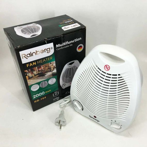 Тепловентилятор Rainberg RB-164 електричний обігрівач UR-216 2000 W | Зображення 9