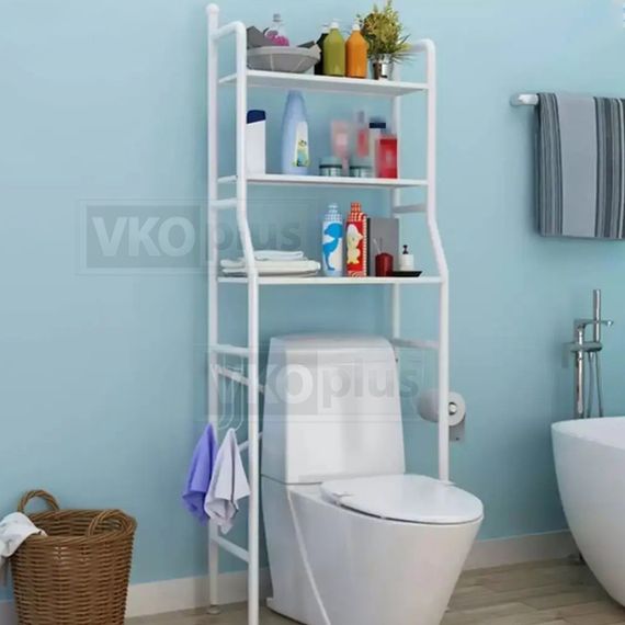 Полка під унітаз з тримачем для рушників, металевий, XPRO, TW-103-10 (41140-TW-103_575) | Зображення 1