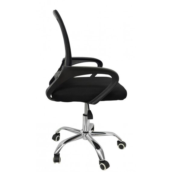 Кресло офисное на колесах Bonro Бонро B-619 Black (40030000) | Зображення 1