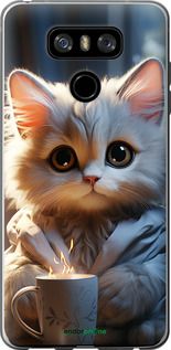 Чохол на LG G6 Білий кіт "5646u-836-2448"