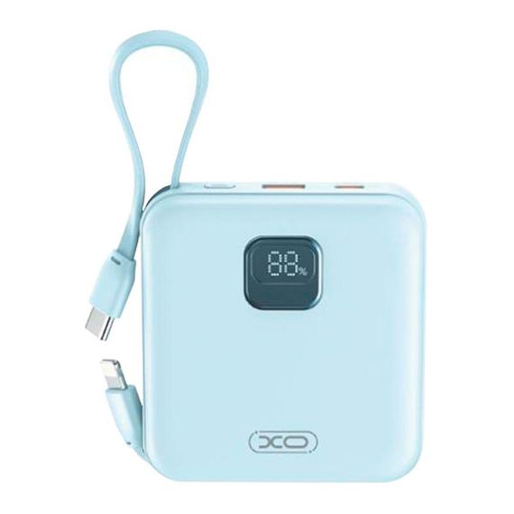 Універсальна Мобільна Батарея Power Bank XO PR235 22.5W with built-in iP and TYPE-C cable 10000 mAh Колір