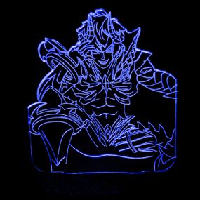 Акриловый светильник-ночник Дариус синий tty-n001164