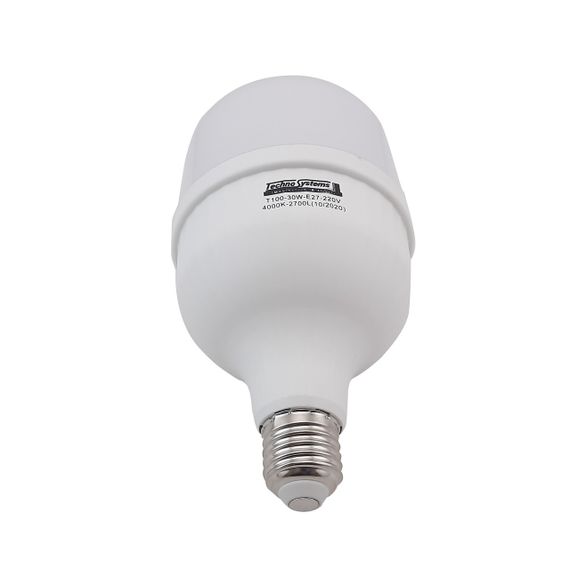 Лампа світлодіодна LED Bulb-T100-30W-E27-220V-4000K-3150L GOLDEN Ny95000259 | Зображення 1