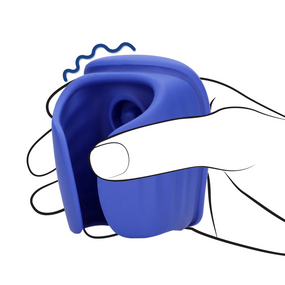 Мастурбатор с имитацией постукивания, синий Loveline (Нидерланды) Sex Aura