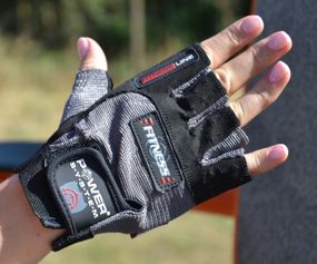 Рукавички для фітнесу Power System PS-2300 Fitness Grey/Black S