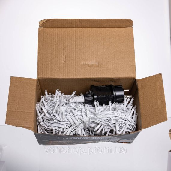 Гирлянда Рождественская фея уличная 50 м 500 LED белый провод Синий CF500L50MWBL | Зображення 4