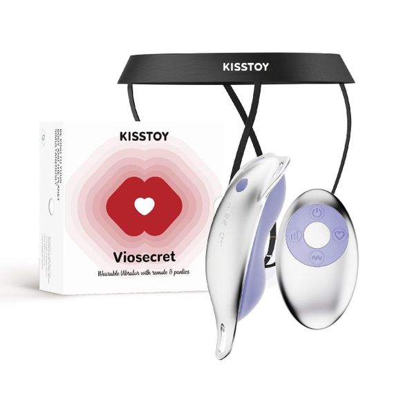 Вибратор в трусики KISSTOY Viosecret, пояс для фиксации и пульт ДУ в комплекте Sex Aura | Зображення 4