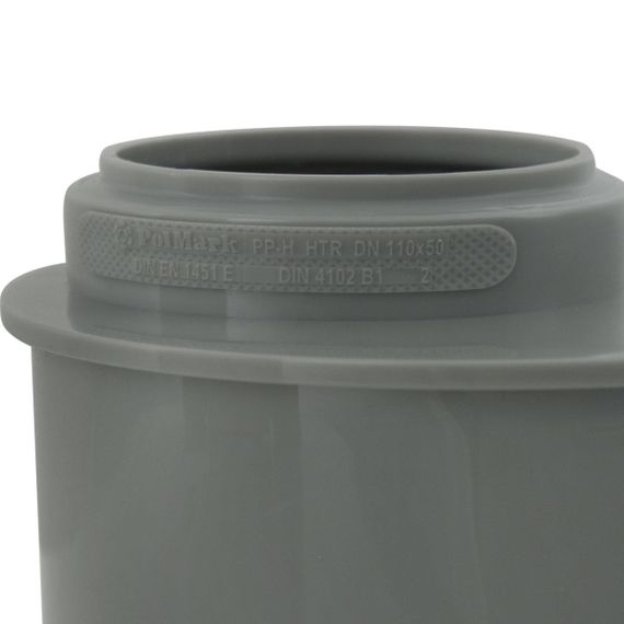 Ексцентрична редукція коротка каналізаційна PolMark ф 110x50 мм | Зображення 2