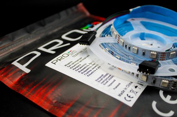 Світлодіодна LED стрічка PROLUM™ 5V 5050\60 IP20 Series "S" RGB | Зображення 7